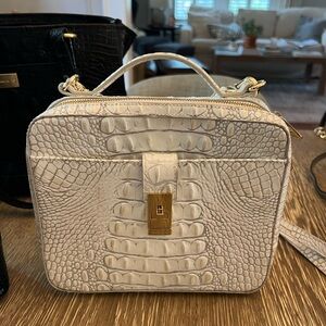 Brahmin cream handbag